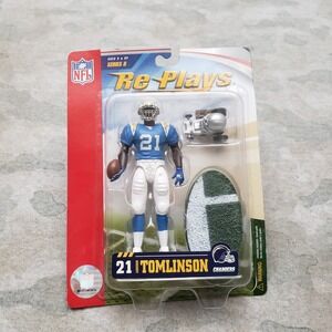 Vintage Gracelyn NFL Re-Plays LaDainian Tomlinson Figure Chargers Series II NIB